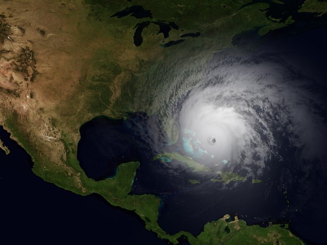 Hurrikan vor Amerika