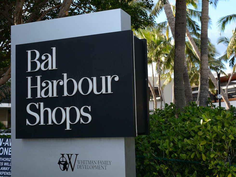 Bal Harbour Shops, Eingang