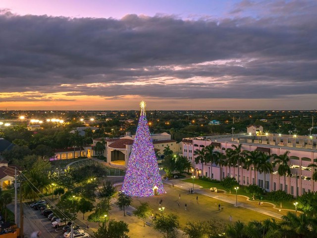 "100 Foot Christmas Tree", Delray Beach