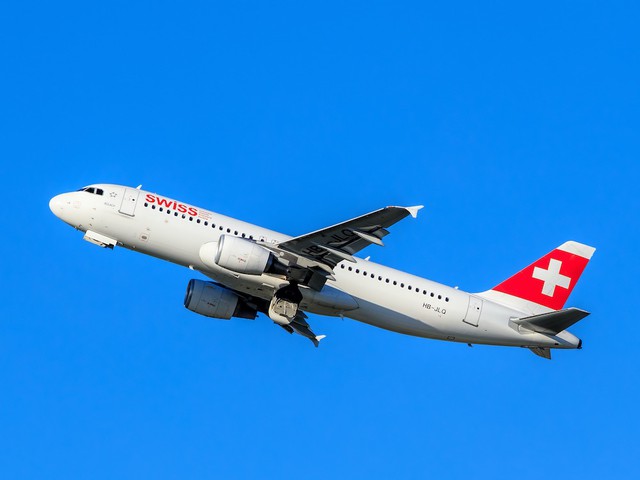 Airbus A320 der Swiss