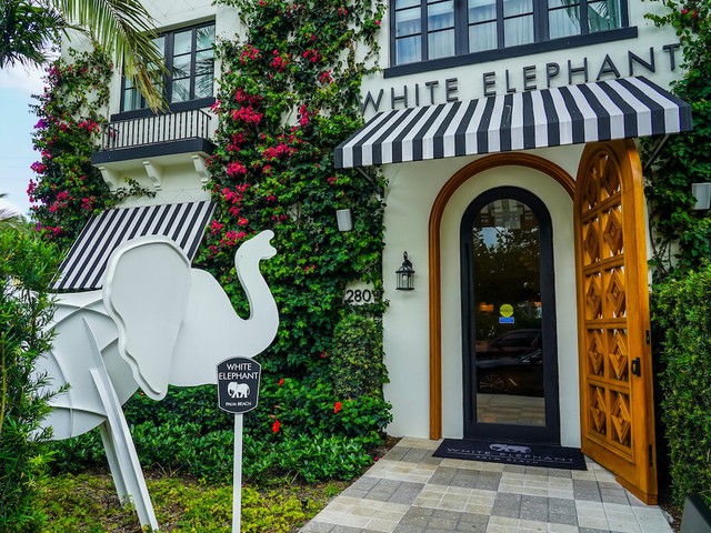 Hotel White Elephant Palm Beach, Eingang