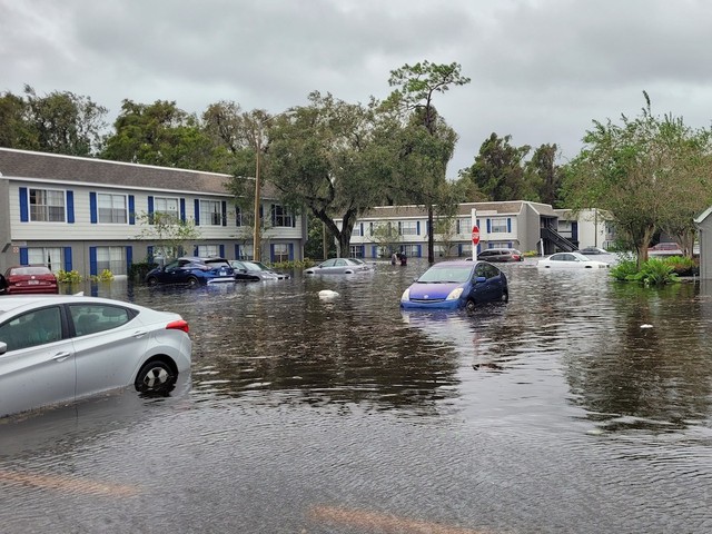 Überschwemmung durch Hurrikan Ian in Orlando