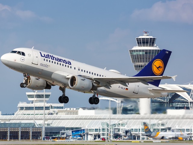 Lufthansa-Airbus, Flughafen München