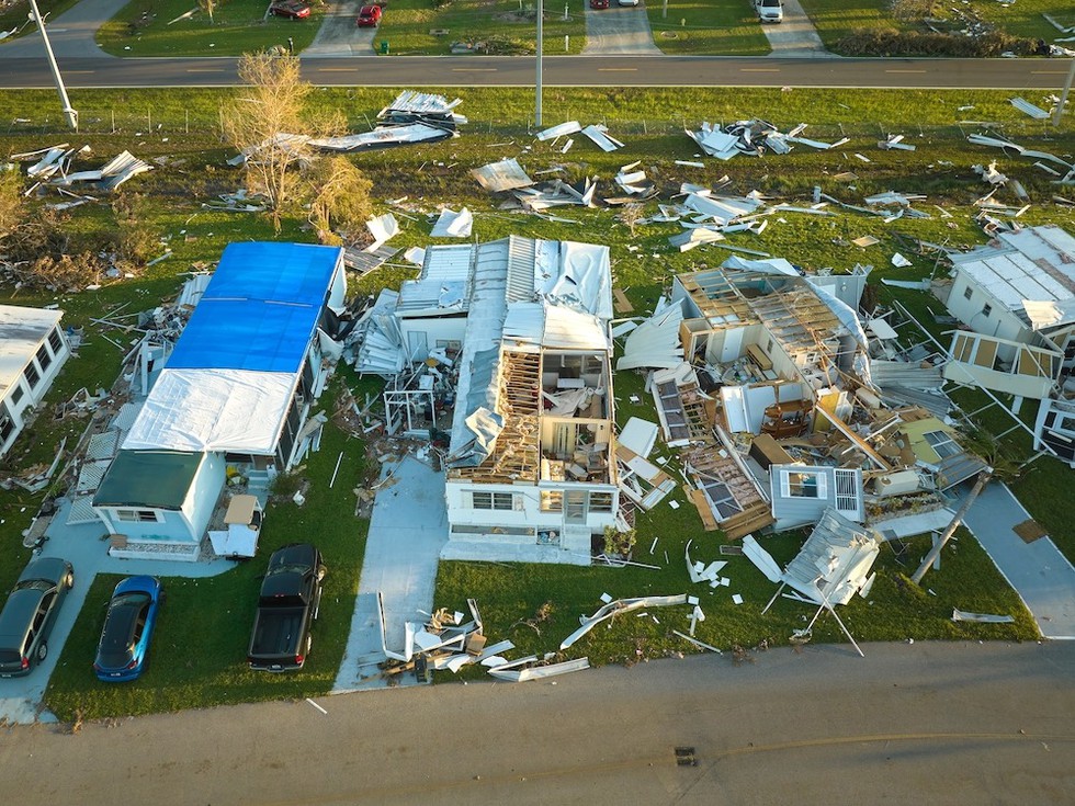 Durch Hurrikan Ian 2022 verursachte Schäden in Florida
